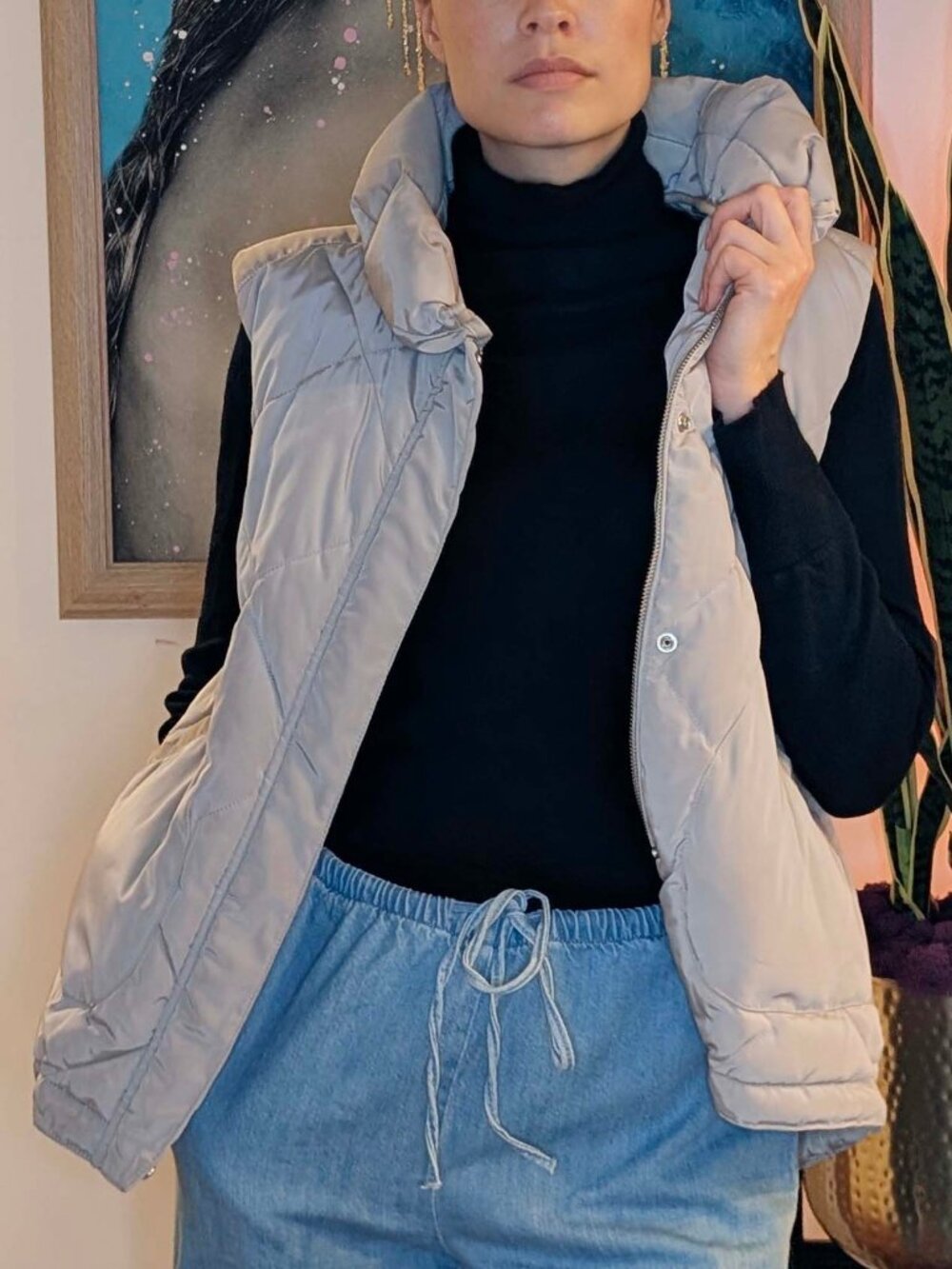 Country Road Men’s Quilted Vest - Small (Unisex)